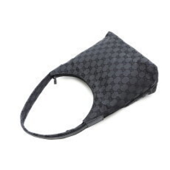 Gucci Shoulder Bag Canvas Black - Picture 3 of 8